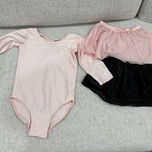 H&M Pink and Black Kids  Ballet’s Set